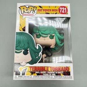 👉 Funko Pop One Punch Man Terrible Tornado #721 Vinyl Figure – New in Box